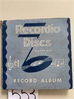 6 RECORDIO DISKS - 78 RPM