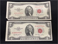 1953 & 1953A $2 U.S. Notes