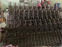 15-17 +/- Wrought Iron Fence Sections