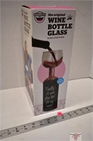 Wine Bottle Glass NIB