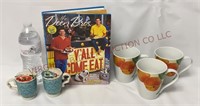 Pioneer Woman Shakers, Paula Dean Book & Mugs