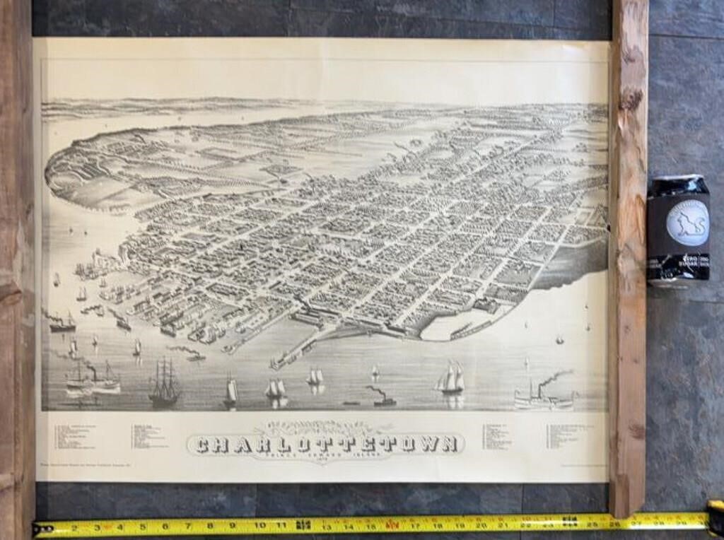 VTG reprint of Chtown 1878 map see desc