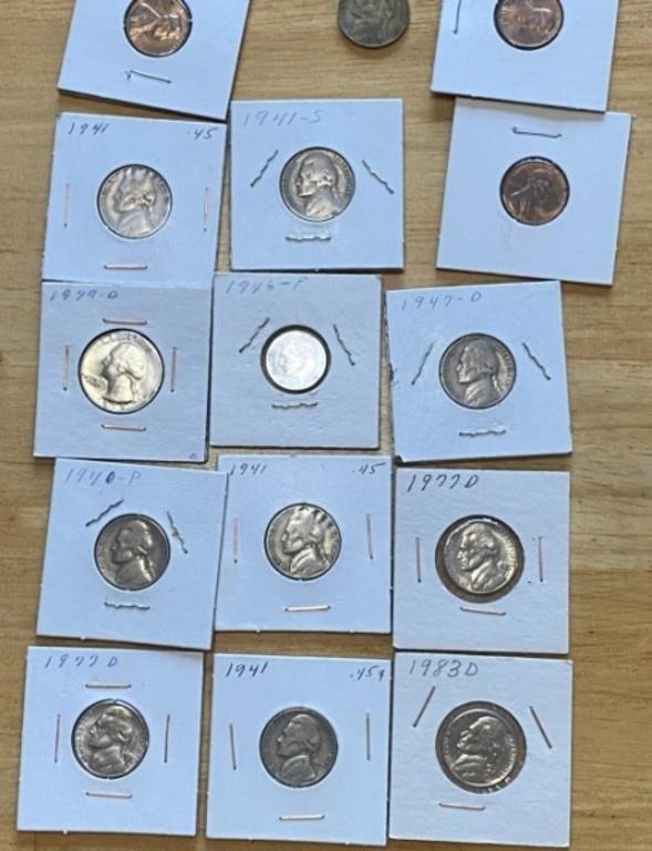 Lot of Jefferson Nickels