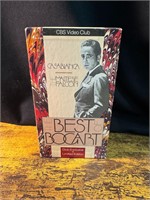 VHS SET THE BEST OF BOGART MOVIES