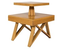 X Base Lamp Table - Manner of Paul Frankl