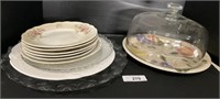 Homer Laughlin Plates, Cake Display, Plates.