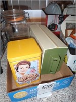 Farfait Super Jar w/Lid, Recipe Box, Toll House
