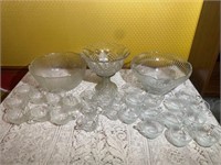 3 Punch Bowls & Cups