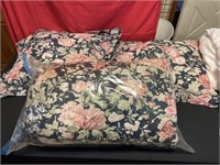 Pillows and comforter