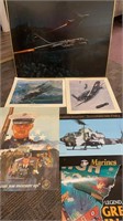2 Marine Posters, 2 “The Valiant Clan Posters,