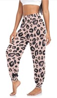New, Size L, Leopards Pants for Women High