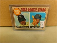 1968 Topps Bill Voss & Buddy Bradford #142 Rookie