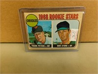 1968 Topps Ron Stone & Frank Peters #409 RC