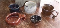 5 Pieces of Vintage Signed Art Studio Pottery