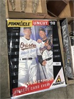 Large baseball card, 15" x 20", Orioles