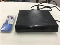 DVD player and earbuds