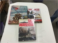 Three military books