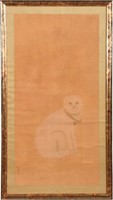 Painting of a Cat Attributed to Qiu Yin