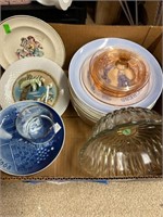 Decorative and Souvenir Plates and glass