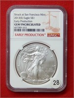 2013 (S) American Eagle NGC Gem UNC 1 Ounce Silver