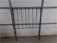 antique Iron twin head board