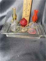 Oil lamp perfume bottles