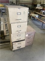 PAIR OF FILE CABINETS