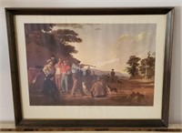 Framed Bingham Print - Shooting for the Beef