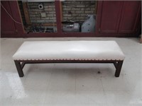 WOOD PADDED BENCH