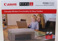 CANON TS3322 WIRELESS PRINTER ( NO INK)