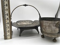 Silver Plate Basket ~ Heavy Copper Pot + More