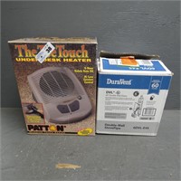 DuraVent StovePipe - Toe Touch Under Desk Heater