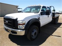 2008 Ford F450 Crew Cab Flatbed Truck