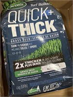 SCOTTS TURF BUILDER QUICK + THICK GRASS SEED