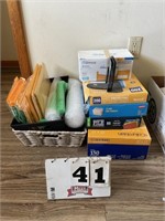 Folders, mailers, office supplies