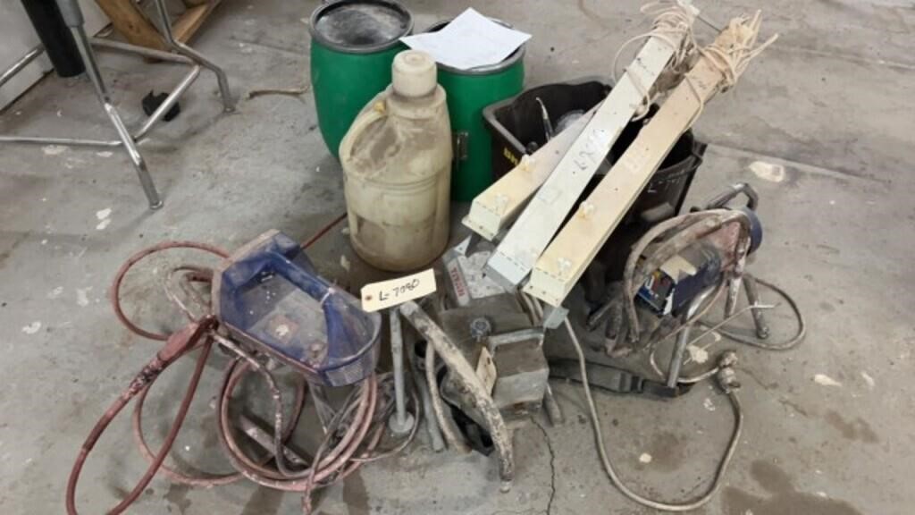 3- Airless Paint Sprayers & Miscellaneous Items