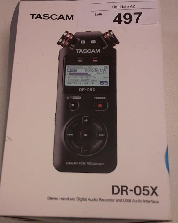 Tascam Dr-05x Stereo Handheld Digital Audio Portar