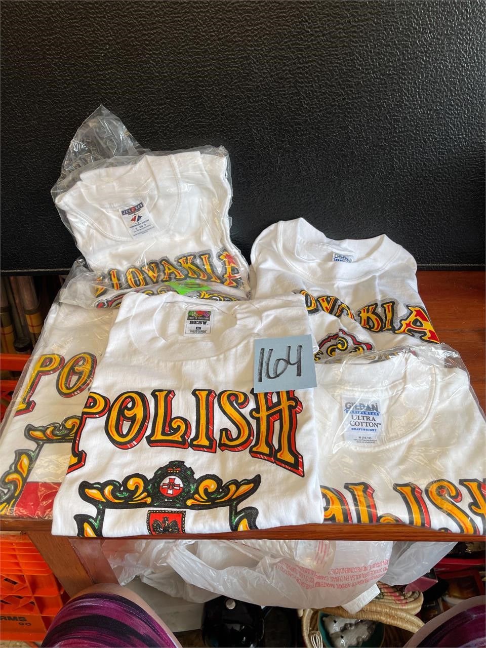 New Polish & Slovakia t-shirts assorted sizes