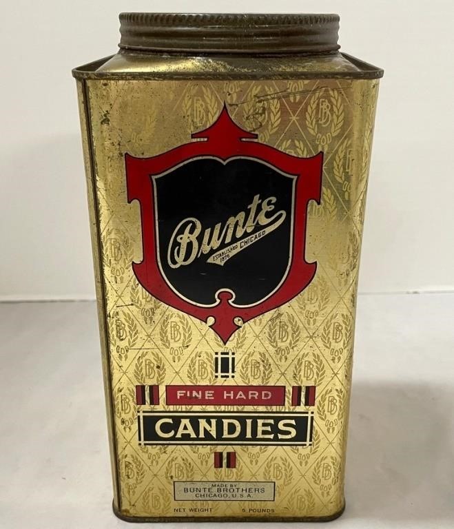 Vintage Bunte Candy Tin