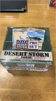 Sealed box of Desert storm cards