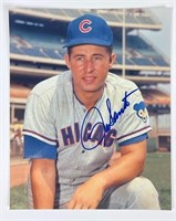 Ron Santo Autographed Chicago Cubs Photograph