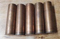 (5) 12 Gauge 3 Metal Casing Shotshells