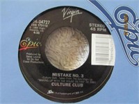 Record 7" Culture Club Miracle No 3