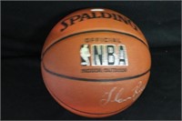 Glen Rice autographed basketball, jsa