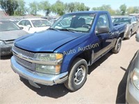 2005 Chevrolet Colorado 1GCCS148158269453 Blue
