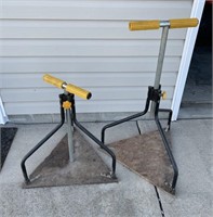 Adjustable lumber holders