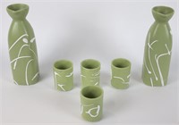 Ceramic Porcelain Sake Set Made in Japan