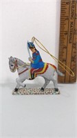 1960’s vintage German Tin toy Soldier on horse-