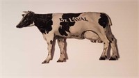 VINTAGE DE LAVAL TIN ADVERTISING COW