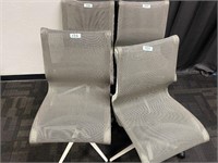 4 Mesh Office Chairs